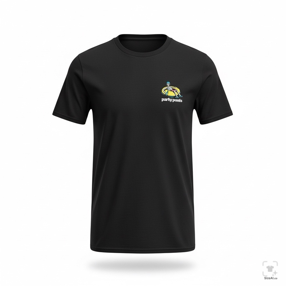 Party Pants Black Short Sleeve Tee